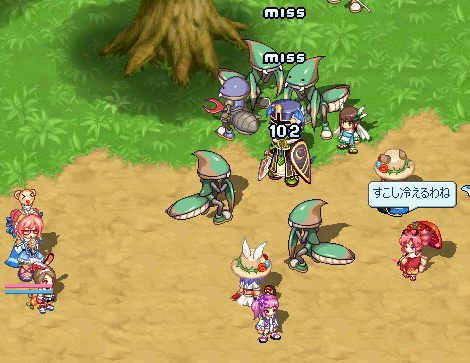 またもや餌食に(w