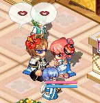 おやすみのちゅ~(w